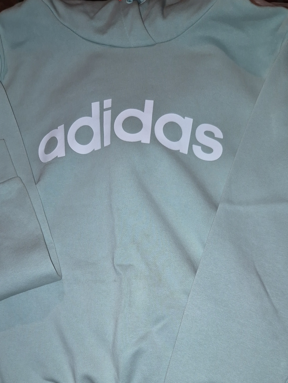 adidas Sage Green Logo Hoodie